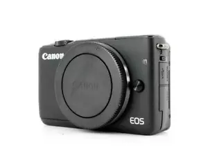 Canon EOS M10 18MP Black Mirrorless Camera Body - Picture 1 of 5