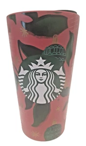2019 Starbucks Christmas Ornaments Ceramic Holiday Tumbler Travel Mug Cup 12 oz - Picture 1 of 9