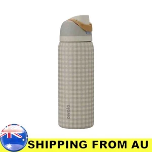 Owala "Picnic Perfection" 32oz Water Bottle Gingham Blue Plaid AU - Picture 1 of 9