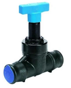 25mm stopcock for blue MDPE pipe by Talbot / Tyco / Talis stop tap cock stoptap - Picture 1 of 3