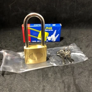 ALPHA CYLINDER PAD-LOCK NO.1000-40 Length of hanging MADE BY ALPHA - Picture 1 of 9