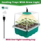 1 Pack Seedling Tray With Grow Light Plant Seed Starter Trays Greenhouse Kit