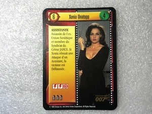 JCC Card JAMES BOND 007 GOLDENEYE Carte XENIA ONATOPP Famke Janssen - Imagen 1 de 2