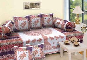 Traditional Rajasthani 1 single bedsheet 60x90 2 booster cover 3 cushion cover