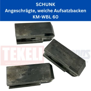 SCHUNK Juego de Mordazas Suaves Inclinadas (3 Piezas) KM-WBL 60 - Imagen 1 de 1