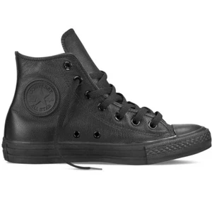 Hi Leather Monochrome All Star Shoes - Picture 1 of 10