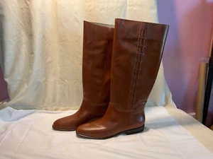 Vintage Nicole women’s brown leather knee boots - Picture 1 of 10