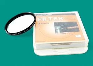 MARUMI cross filter 62mm 6X cross cloth effect 6 ray emission in light - Picture 1 of 7