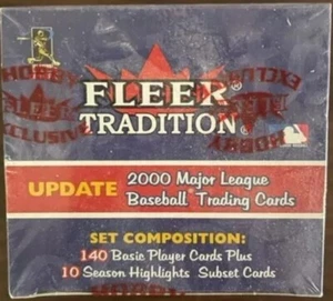 2000 Fleer Tradition Update Baseball Factory Sealed Complete Set-150 Cards - Picture 1 of 3