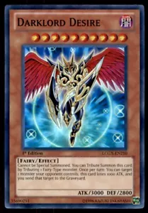 Yu-Gi-Oh! 1. Auflage Darklord Desire #LCGX-EN210 fast neuwertig - Bild 1 von 2