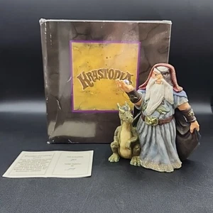 Il Mondo di Cristonia #3953 N'Groden e Gracko Statua Statuina Scatola e Card - Foto 1 di 15