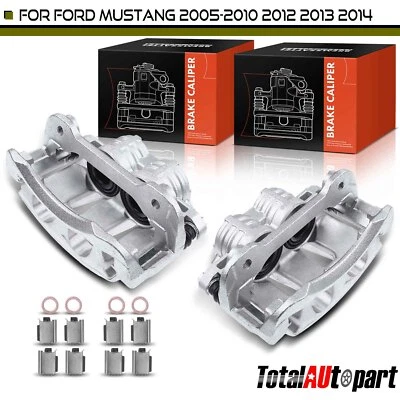 2x Pinza de freno de disco con soporte para Ford Mustang 2005-2014 delantera izquierda y derecha Foto 1 de 4
