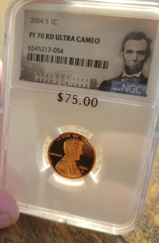2004 PF70 RD RED ULTRA CAMEO PENNY CENT Cover