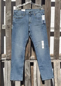 NEW Old Navy Slim Built In Flex Distressed Wash Straight Leg Jeans Sz 34 X 34 - Picture 1 of 4