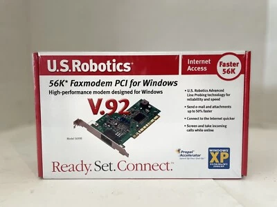 US Robotics 56k FaxModem PCI V.92 USR5699B. New/Sealed. - Image 1 of 4
