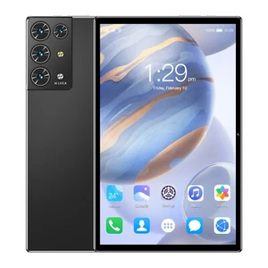 Android 13 Tablet 16GB RAM+256GB ROM 10.1 inch GPS Google 8000mAh 5G WIFI Black - Picture 1 of 13