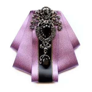 Boy’s Bow Tie Necktie Rhinestone Bow tie, Neck Brooch Gemstone, High Quality - Picture 1 of 1