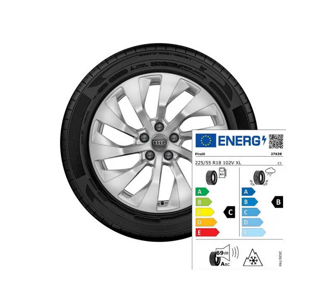 4x Audi A7 4K 18 Zoll Winterkompletträder 4K8073548  8Z8 / 4K8073648  8Z8 - Bild 1 von 1