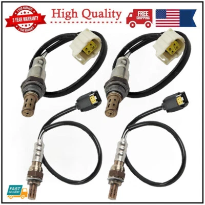 Juego de 4 sensores de oxígeno aguas arriba + aguas abajo para Jeep Wrangler 2012-2018 3,6 L V6 Foto 1 de 4