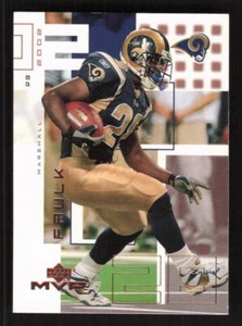 2002 Upper Deck MVP #223 Marshall Faulk St. Louis Rams - Picture 1 of 2