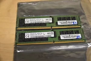 SK Hynix 2x 64GB - 128GB DDR4 RAM 3200AA MHz 2Rx4 PC4 HMAA8GR7CJR4N Network Ram - Picture 1 of 3