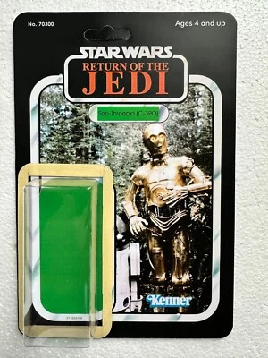 STAR WARS ROTJ C-3PO ENDOR SCENE CUSTOM CARD BACK KIT & ADHESIVE BLISTER - Image 1 of 3