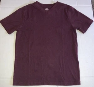 Wonder Nation V Neck T-Shirt For Kids Size Medium (8) Burgundy Basic Tee Shirt M - Picture 1 of 3