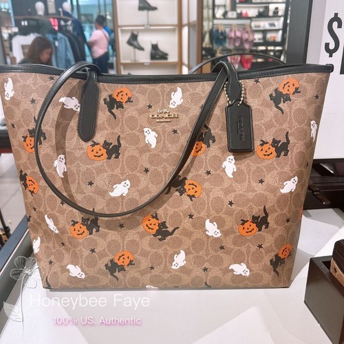 Borsa Coach City nuova con etichetta in tela firmata con Halloween 2025 ?? CW450