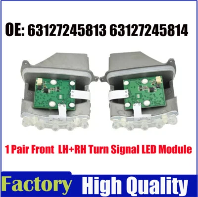 1 par de módulos LED intermitentes delanteros derechos para BMW 3' E90 E91 LCI 2007-2012  Foto 1 de 4