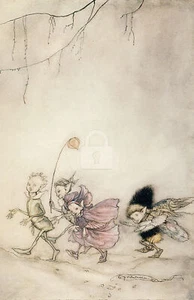 Arthur Rackham's Book of Pictures 1 (1913) Dryad *Art Postcard* - Picture 1 of 2