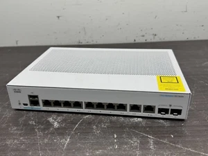 Cisco 350 CBS350-8T-E-2G 8 1Gbe und 2 SFP Port Managed Switch - Y94 - Bild 1 von 5