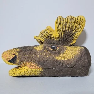 Moose Decorative Oven Mitt 1992 Boston Warehouse Trading Corp #2 - Picture 1 of 6