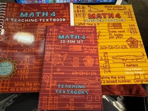 Math 4: A Teaching Textbook Set - Picture 1 of 1