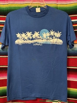 Camiseta de recuerdo vintage años 80 Hawaii puntada única talla L Foto 1 de 4