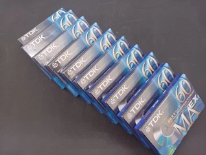 Juego de 10 cintas de casete de metal TDK MAEX-60 sin abrir - Imagen 1 de 8