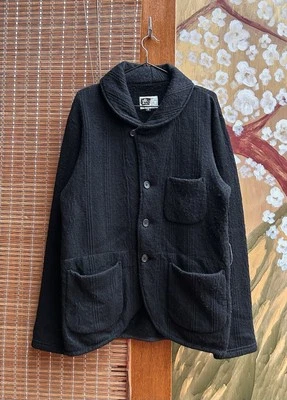 Engineered Garments Shawl Collar Wool Blend Knitted Black Jacket Size S - Image 1 of 4