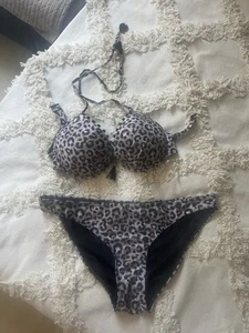 Leo Damen Bikini Größe L Neu Bademode Strand Leopard - Bild 1 von 1
