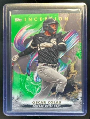 2023 Topps Inception Oscar Colas Green Rookie RC #120 White Sox - Image 1 of 2