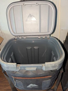 Ozark Trail 36 Can Welded Hard Sided Leak Proof Cooler, Gray/Black USED  - Picture 1 of 11