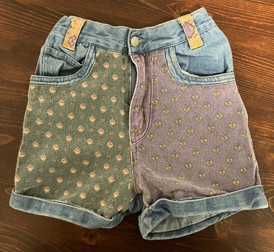 VTG Gitano Denim Shorts Girls L 6 80s 90s - Image 1 of 4