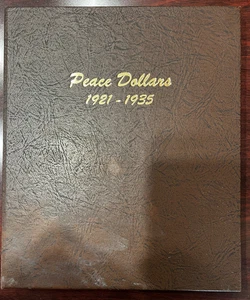 Complete Peace Dollar Collection 1921-1935 - Dansco Book - 24 Coins - Picture 1 of 18
