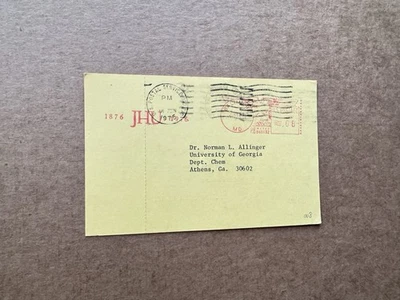 US University Meter Card (008) +1975 John Hopkins Univ JHU +School Medicine - Image 1 of 2