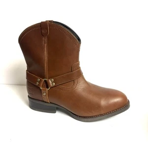 Frye Womens Supply 8 Inch Steel Toe Pull On Work Boots Brown Size 12W - Picture 1 of 6