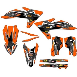 2024-2025 EXC PODIUM Orange Senge Graphics Kit Compatible with KTM - Picture 1 of 10