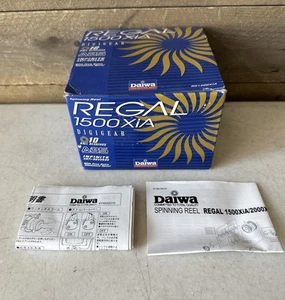 Daiwa REGAL-X 1500iA Spinn Angelrolle nur Box mit Anleitungen guter Zustand - Bild 1 von 11