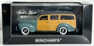 Minichamps 1:43 - 1940 Ford De Luxe Woody (turquesa) - LE500 - 400082110 Foto 1 de 4