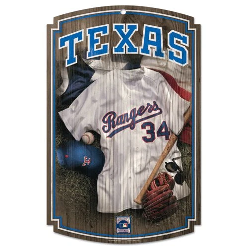 TEXAS RANGERS NOLAN RYAN COOPERSTOWN JERSEY WOOD SIGN 11"x17" BRAND NEW WINCRAFT - Image 1 of 1