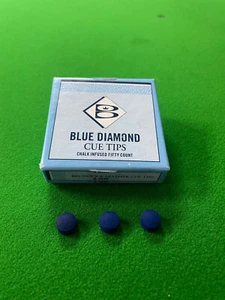 3x Blue Diamond Pool Cue Tips - 9mm / 10mm / 11mm - Picture 1 of 1