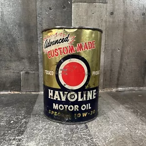 1 Qt Havoline Advanced maßgeschneidertes Motoröl 10W-30 versiegelt, beschädigte Dose - Bild 1 von 9