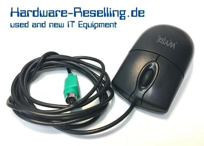 Wyse Mouse Maus MO42KOB 770510-13L Schwarz PS2 PS/2 Anschluss Optischer Sensor - Bild 1 von 2